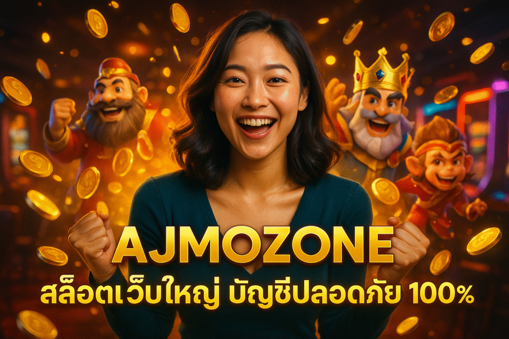 AJMOZONE สล็อตเว็บใหญ่ บัญชีปลอดภัย 100%